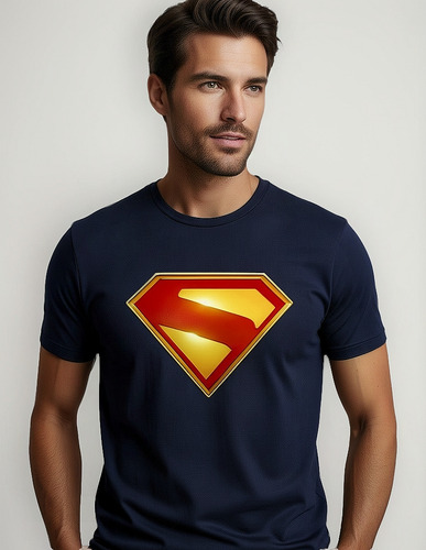 Playera Superman Legacy 2025 Logo En Pecho