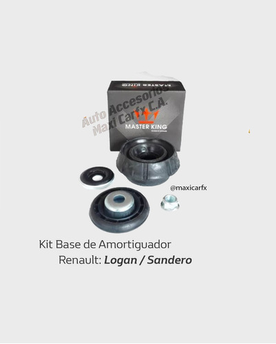 Kit Base Soporte Amortiguador Renault Logan Sandero