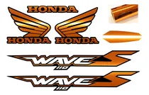 Comprar Kit Calcos Honda Wave 110s 2021 Colores Cromados
