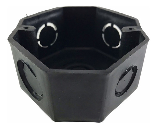 Caixinha 3x3 Pvc Preta Agarre