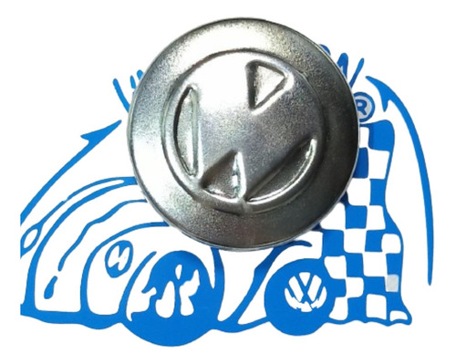 Tapón Tanque Gasolina Cofre Vocho Clasico Año 66-72 Logo Vw 