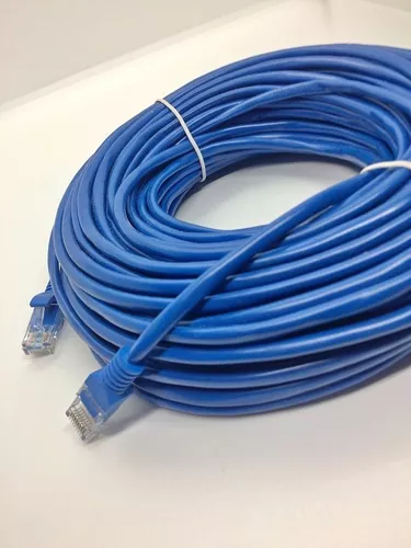 Cable Internet Red Modem 20 Metros Color Azul A 2.25
