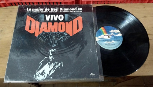 Neil Diamond Lo Mejor En Vivo 1982 Disco Vinilo Lp