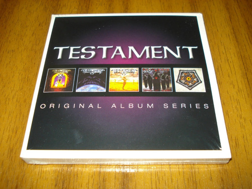Box Testament / 5 Cds Albumes (nuevo Y Sellado) Made In Eu