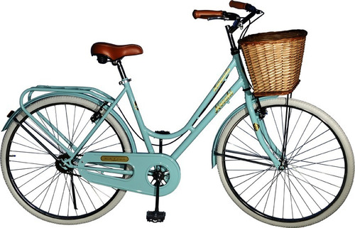 Bicicleta De Dama R26 Vintage Paseo Mujer C/porta Paquete 