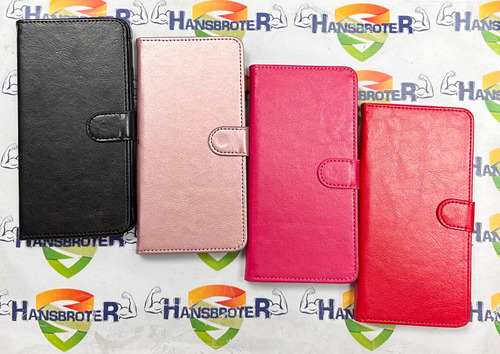 Funda Para Xiaomi Redmi Note 13 Pro 4g Agenda Flip + Vidrio Rosa Cobre