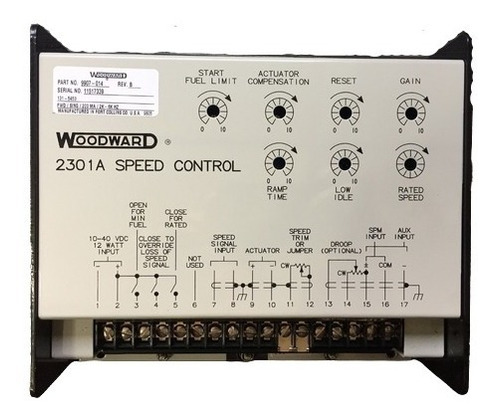Control De Velocidad Woodward  2301a 9907-014 Serie 131-5453