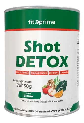 Shot Detox Matinal Polpa De Maçã, Gengibre, Couve, Salsa, Poupa d...