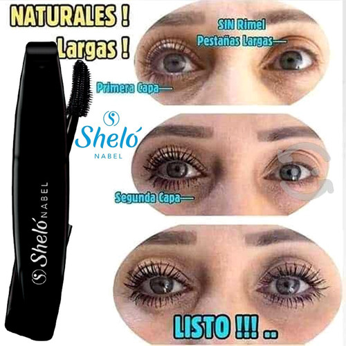 Imagen 2 de 9 de Serum Pestañas Largas Fortalecedor + Rimel Alargador Negro