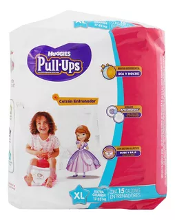 4 Pack Pañal Entrenador Pull Ups Huggies Extragrande 15 Pza Género Sin género Talla Extra extra grande (XXG)