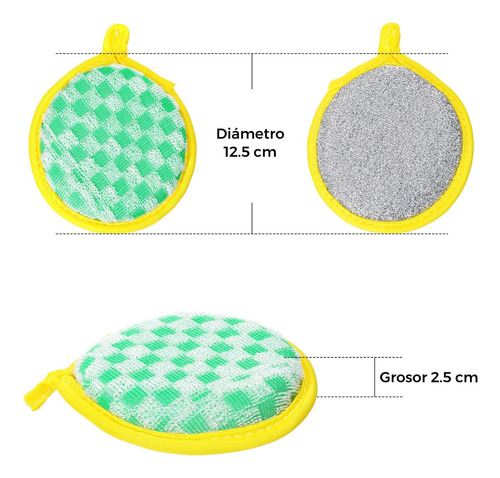 10pcs Set Detrapos De Alambre Para Lavar Platos Con Guantes
