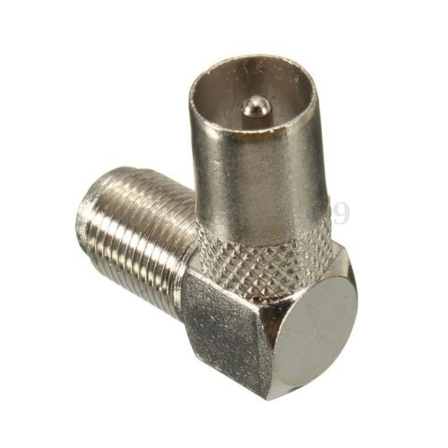 20pcs F Tipo Coaxial Coaxial Jack Hembra A Tv Macho Adaptado