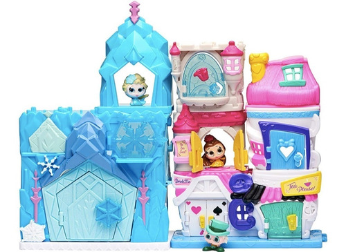 Muñeca Doorables Frozen Y Bella Disney Mega Stack Playset 