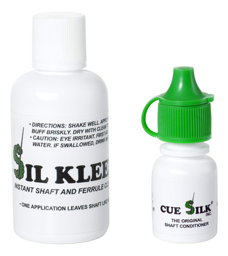 Cue Silk 2 Articulos: Sil Kleen Pool Shaft Ferrule Cleaner 1
