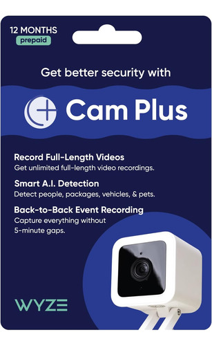 Suscripción De 12 Meses A Wyze Cam Plus