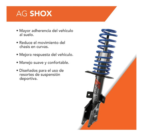 Kit 2 Amortiguadores Del Vastago Corto Renault Clio Mio