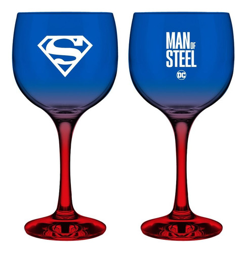 Taça Drinks Prime Superman | Colecionável | Dc Comics