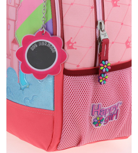 Mochila Grande Escolar Chenson Happy Girl Cast Hg66030-p