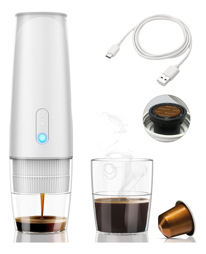 Máquina De Café Portátil Compatible Con Cápsulas Nespresso O