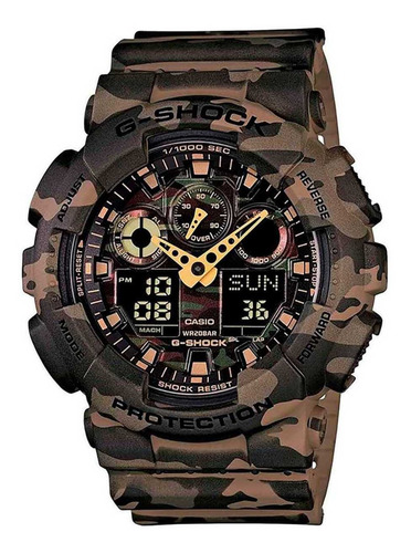 Relógio Casio Masculino G-shock Ga-100cm-5adr
