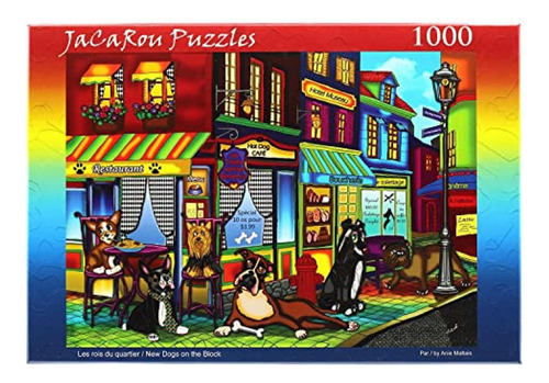 Jacarou Puzzles New Dogs On The Block Puzzle De 1000 Piezas