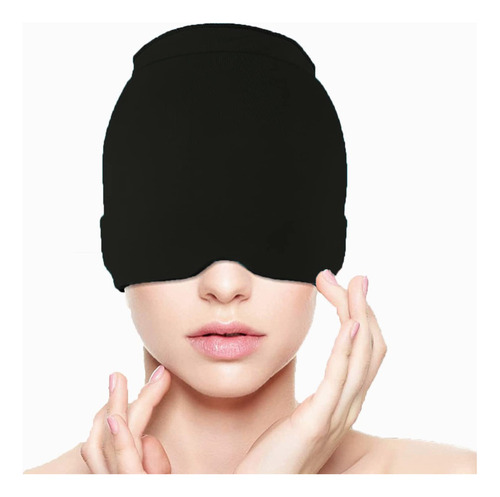 Gorro Térmico Para Migraña Relieves Tensión Ojos Hinchados A