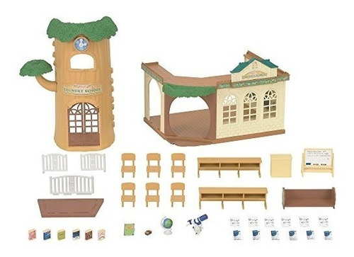 Calico Critters Country Tree Una Escuela