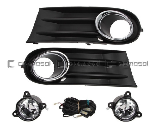 Kit Faro Auxiliar Vw Saveiro C/rejilla 2010 2011 2012 2013