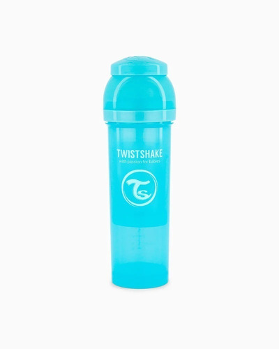 Imagen 3 de 3 de Mamadera Anti-cólico Twistshake 330ml - Azul