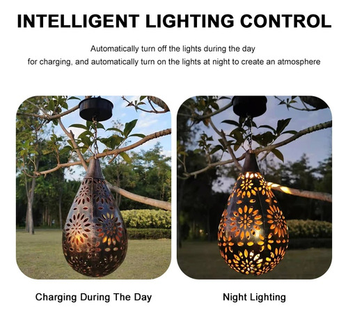 Lámpara De Luz Solar Al Aire Libre For Decoración Navideña