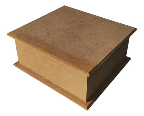 Caixa Mdf Cru Com Borda Porta Jóias Chá Presentes Decoração