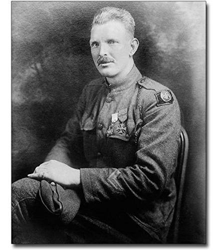 Sargento Alvin Photo Print De Haluro C. York Wwi Hero Retrat