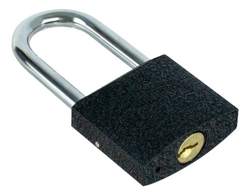 Candado De Hierro Phillips Modelo 102 Gancho Largo Negro Negro