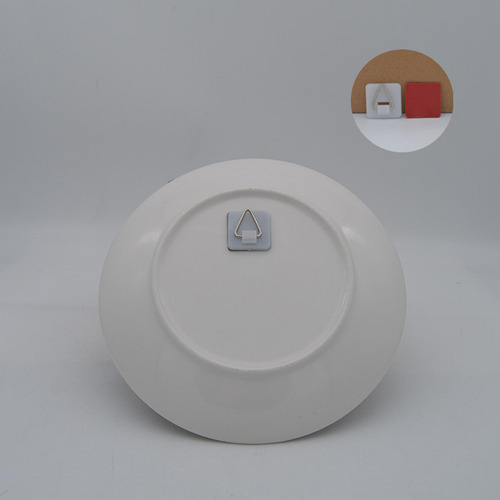 Paquete De 10 2,5 Cm Invisible Disco Adhesivo Placa De