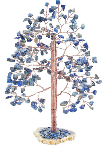 Arbol De La Vida De Lapislazuli Con Base Para Hogar Lapis Lazuli (copper Wire)