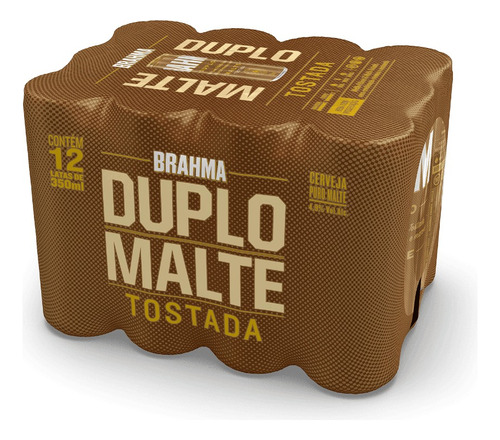 Brahma Doble Malta Tostada 350ml - Pack C/12