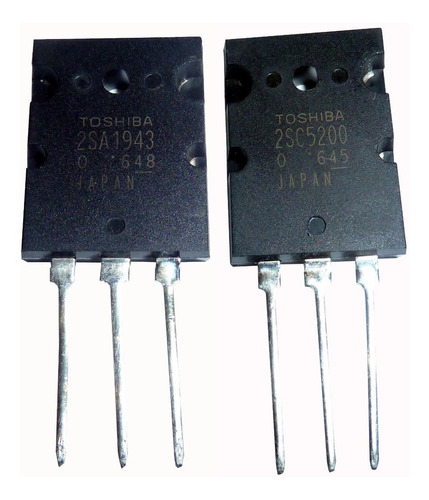 Transistor Toshiba Pareja Par 2sc5200 - 2sa1943  Originales