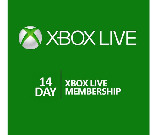 Xbox Live Gold 14 Dias Global Para Xbox 360/one Region Libre