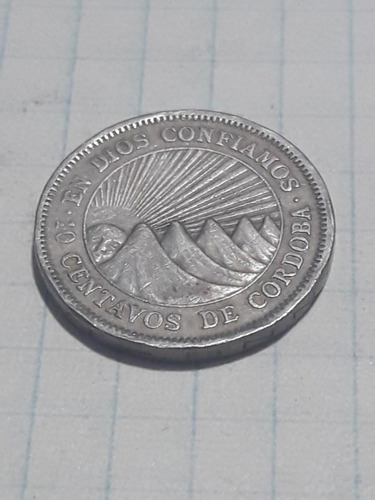 Moneda De Nicaragua 10 Centavos De 1956