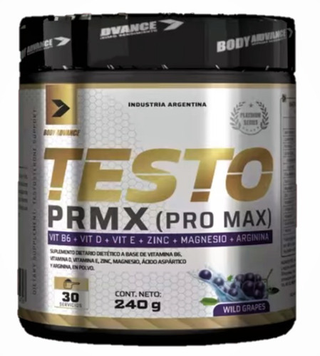 Imagen 1 de 4 de Testo Prmx  - Pro Max - Pro Hormonal Body Advance