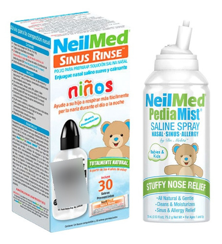 Kit Sinus Rinse Kids + Pediamist Spray Neilmed