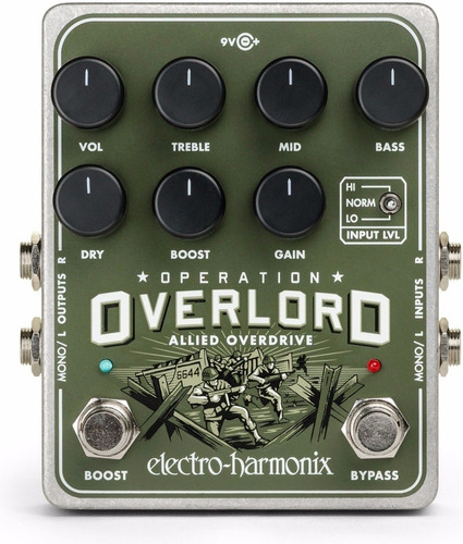 Pedal Overdrive Electro-harmonix Operation Overlord Allied