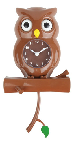 Lilys Home Reloj De Búho De Péndulo Con Ojos Giratorios Y.