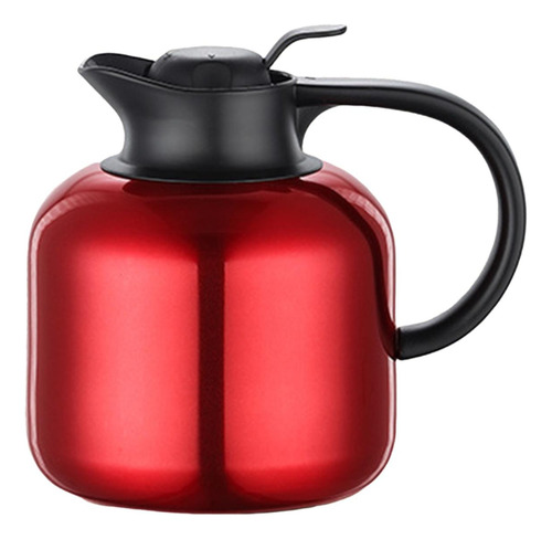 Jarra De Café De Acero Inoxidable, Olla Aislada De 2 Rojo