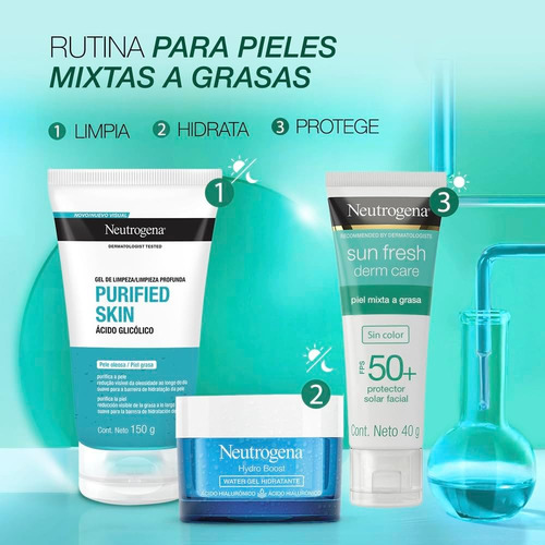 Neutrogena Protector Solar Facial Sin Color Fps50 40g