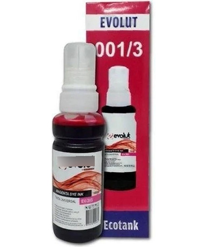 Tinta Compativel Ev365 P/ Uso Hp Gt51 Gt52 100ml Magenta