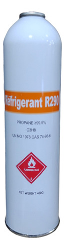 Gas Refrigerante R290 400gr Refrigerant