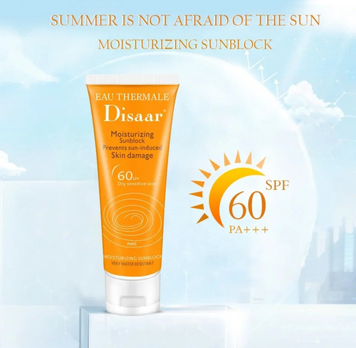 Protector Solar Disaar Eau Thermale Fps 60+ 80ml