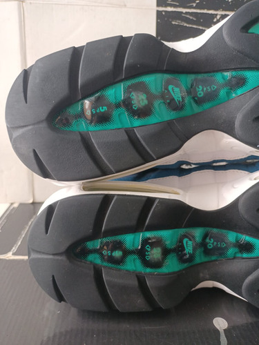 Tenis Air Max 95 White Slate Blue (28cm) Run React Crossfit (Usado)