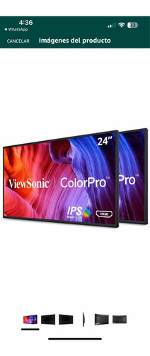 Monitores Viewsonic Vp2468_h2 Diseño Grafico Par